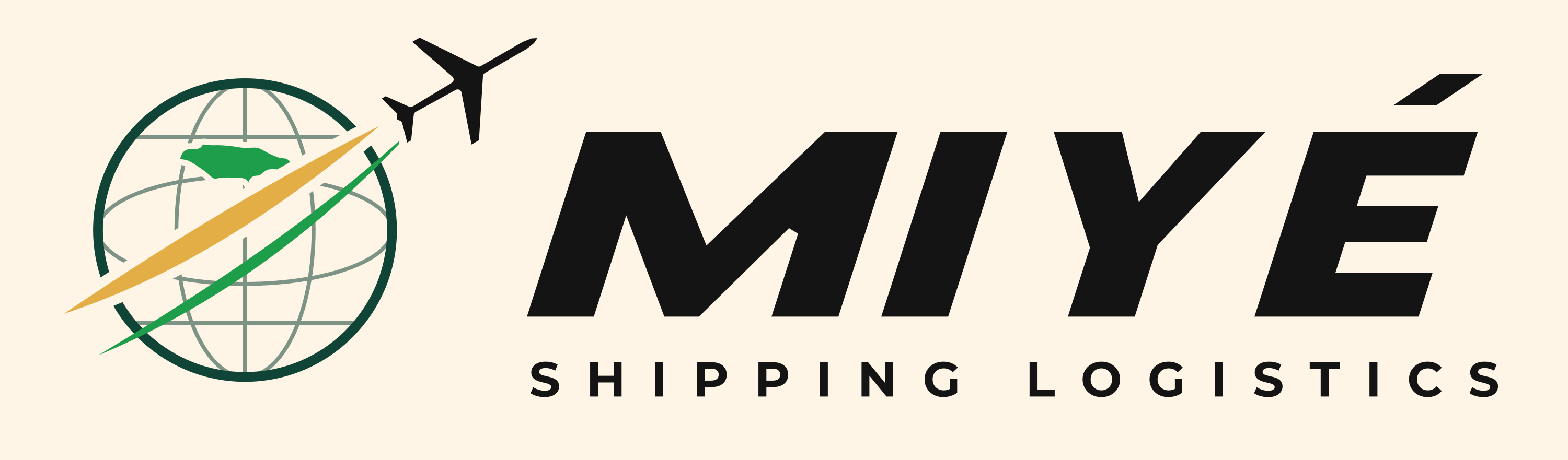 MIYÉ Horizontal logo · cream